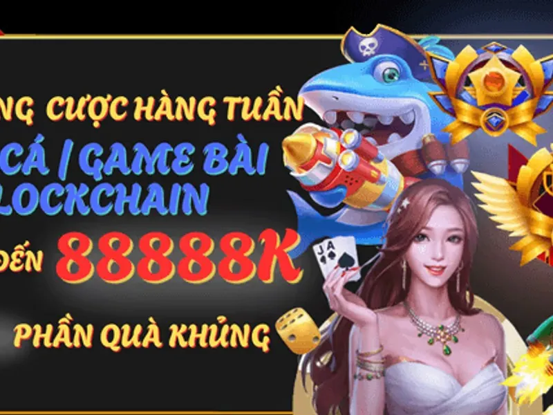 Màn hình chơi game bắn cá và nhận thưởng